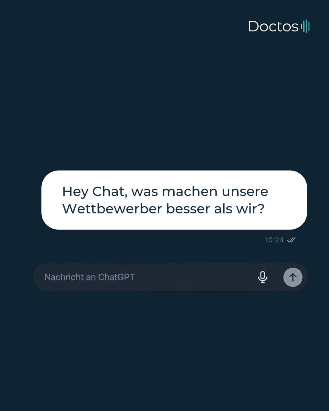 Doctos hat die KI gefragt.
Die KI hat nachgedacht. Sehr lange.
Spoiler: Slide 4. 😏
14 Tage koste…