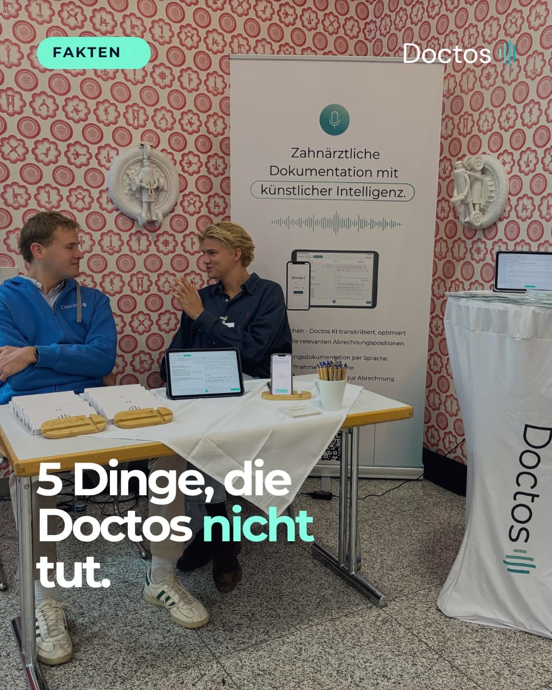 Manche Dinge macht Doctos einfach nicht. Tippen gehört dazu. Überstunden auch. 🦷
#Doctos #KIZahnar…