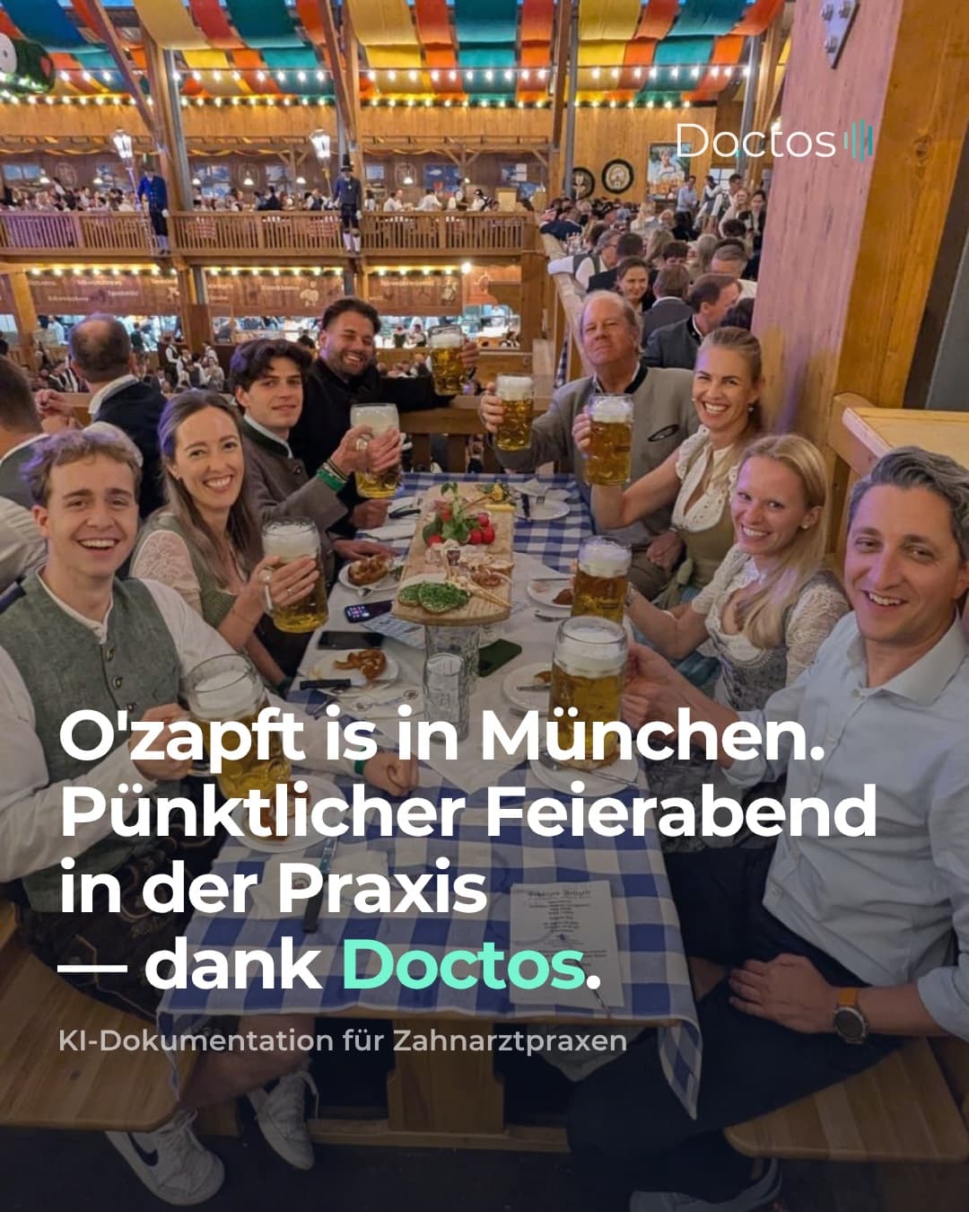 München sagt O'zapft is. 🍺 Doctos sagt: pünktlich Feierabend.
Morgen um 12 Uhr fällt der erste Ham…