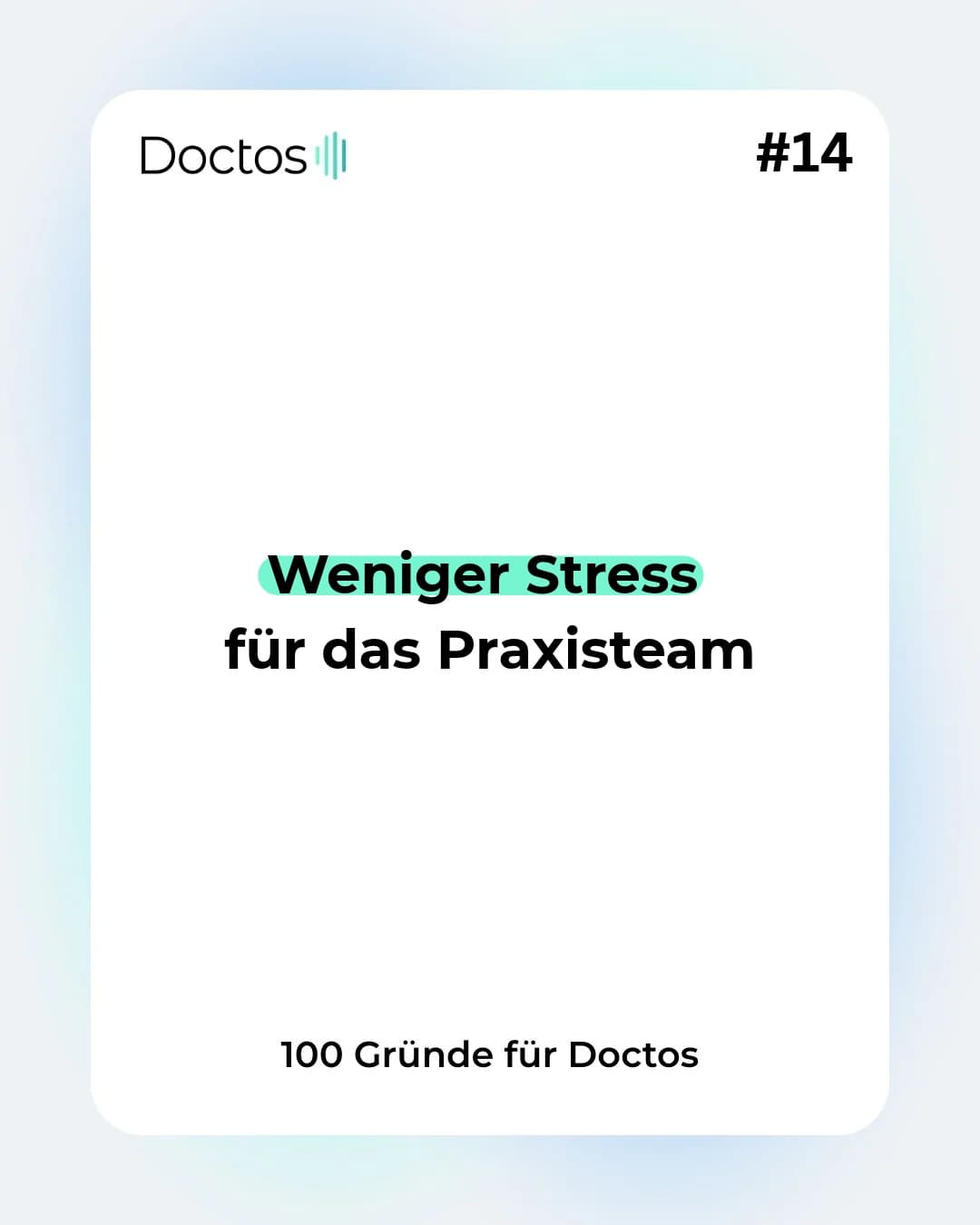 Der Patient wartet. 🪑
Das Telefon klingelt. 📞
Die Doku ist noch offen. 📝
Eins davon erledigt sic…