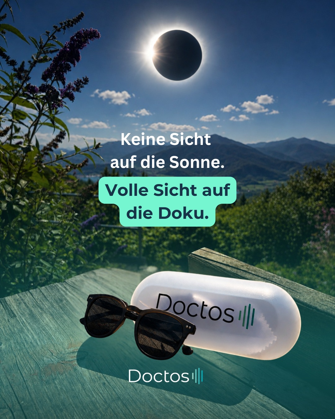 Heute schiebt sich der Mond vor die Sonne. Doctos schiebt sich seit Jahren vor jede Doku-Lücke.
Kei…